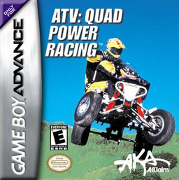 ATV Quad Power Racing box art for GameBoy Advance
